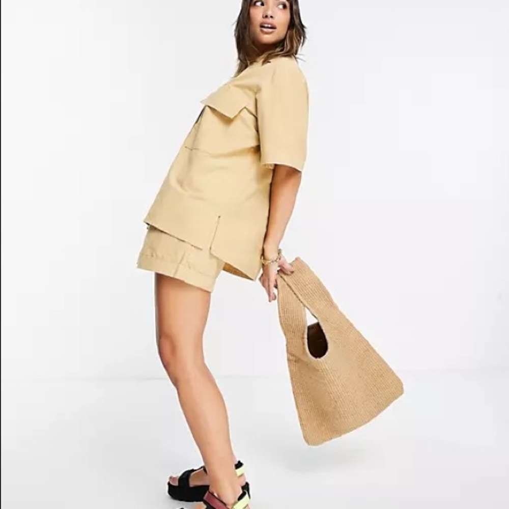 ASOS DESIGN bowling shirt (set available)